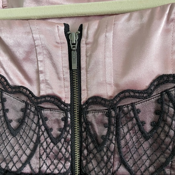 Lace Beaded bebe Mini Dress - Picture 13 of 16